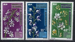 New Caledonia 408-09; C125 MH 1975 Orchids (fe8696)