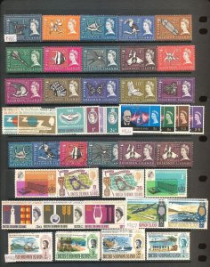 Solomon Islands GVI/QE Ships Birds Sport M&U Collection(Apx 220 Items) (HP1026 