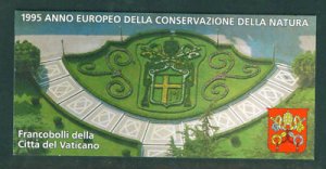 VATICAN Scott 981-4a nature conservation booklet 1995