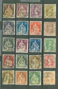 Switzerland #126-145 Used Single (Complete Set)