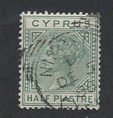 CYPRUS SC# 19a F-VF U 1882