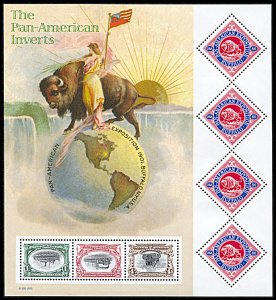 United States 3505, MNH, Pan-American Exposition Centennial souvenir sheet