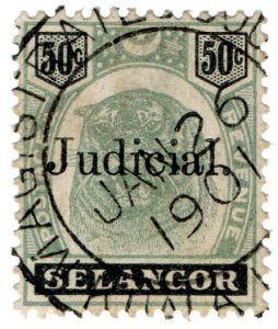 (I.B) Malaya States Revenue : Selangor Judicial 50c