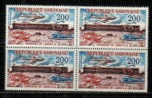 Gabon Scott C49 Mint NH block (Catalog Value $20.00)