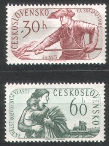 Czechoslovakia 1960 Scott #984-985 MNH