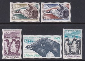 French Southern and Antarctic Territories 89-93 MNH VF