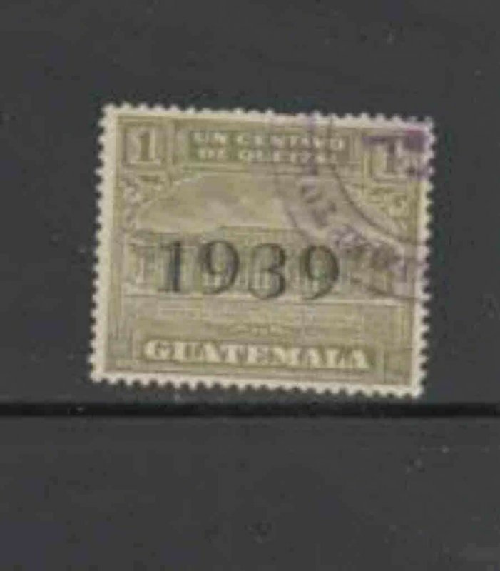 GUATEMALA #RA12 1939 POSTAL TAX F-VF USED