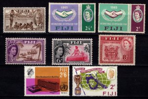 Fiji pre-1966 various Definitives, Omnibus & Royal Visit 1953 [Unused]