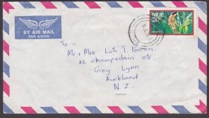 NIUE 1978 20c rate airmail cover to New Zealand.............................U755