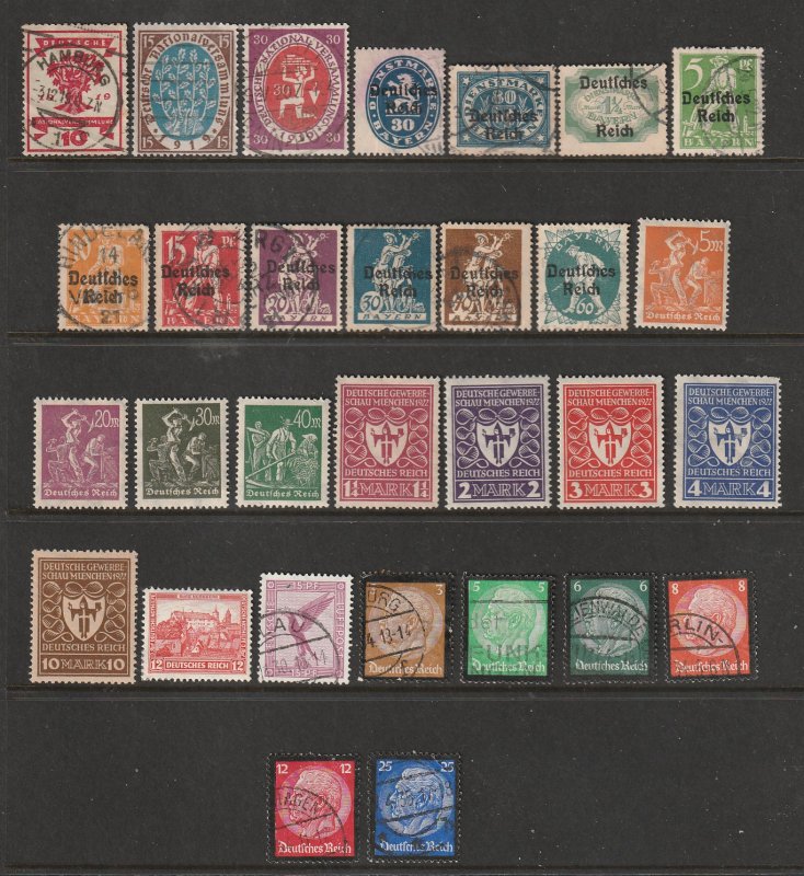 Germany a small M&U lot 1920-30's