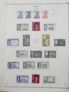 EDW1949SELL : FIJI Very clean Mint & Used collection on album pages. Cat $253.00