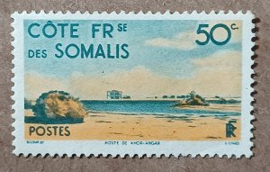 Somali Coast #251 50c Khor-Angar Outpost MNG (1947)