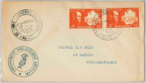 45078 - MARTINIQUE - POSTAL HISTORY: SPECIAL POSTMARK on COVER 1947