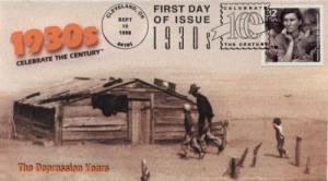 1998 1930s CTC  Depression Years (Scott 3185m) Unknown FDC