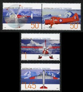 AAT SG168a-71 Aviation in the Antarctic Territory set of 4 Used