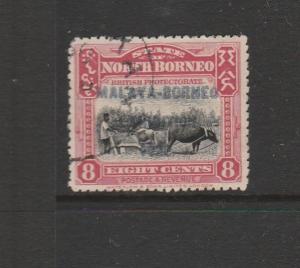 North Borneo 19922 Malaya/Borneo Exhib. 8c Used SG 261/2