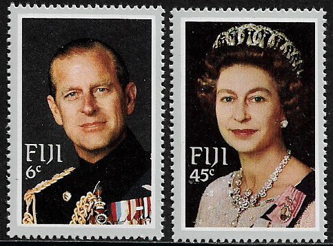 Fiji #474-5 MNH Set - Royal Visit of Royal Couple