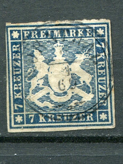 Wuerttemberg #44 Used  VF  - Lakeshore Philatelics