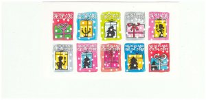 NETHERLANDS SC.1347 2009 CHRISTMAS GREETINGS MNH BKLT BK2 