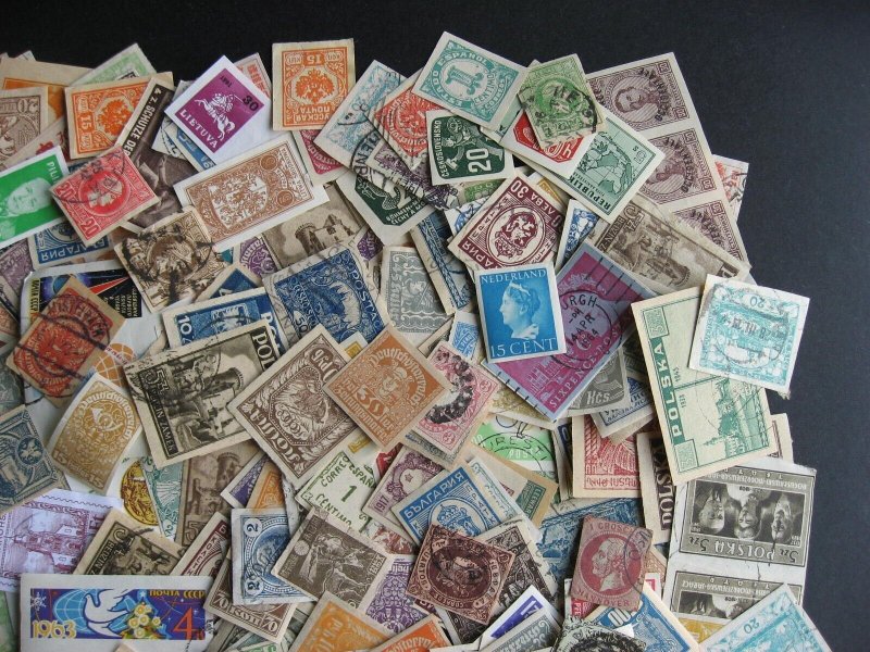 400 mostly European imperf stamps some stationery etc Duplicates mixed condition