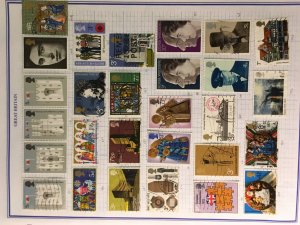 Collection of Great Britain stamps