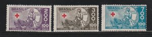 Brazil B5-B7 Set MH Red Cross
