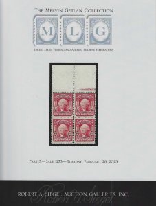 U.S. Vending & Affixing Machine Perfs, R.A. Siegel, Sale #1273, Feb. 28, 2023