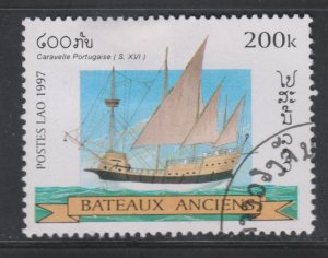 Laos 1351 Sailing Ships 1997