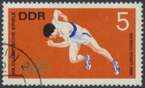 German Democratic Republic  SC# 1043  CTO  Olympics  see  details and scans 