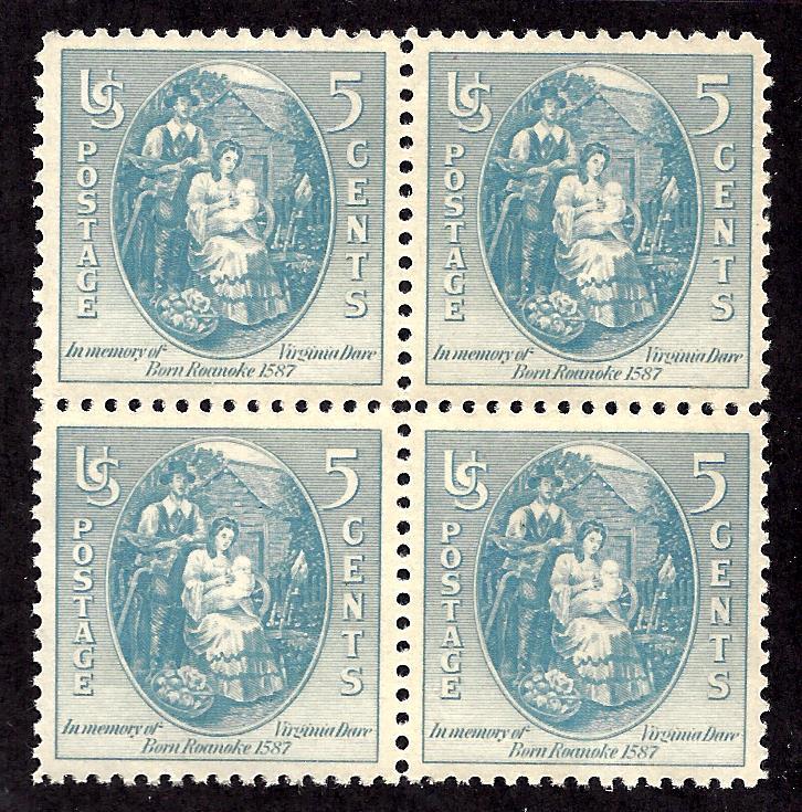 796 Mint,OG,NH... Block of 4... SCV $1.40