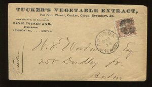 113 on Tucker's Vegetable Extract for Dysentery Etc. Advertising Cover LV6425