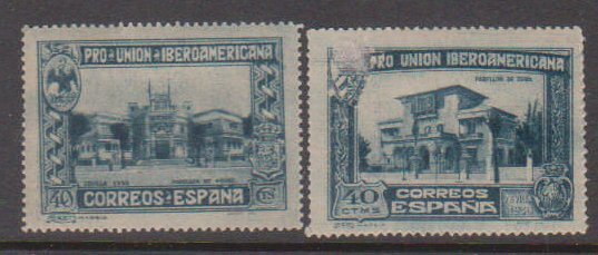 Spain 442-3 1930 Expo MH