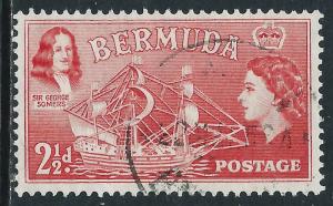 Bermuda, Sc #147, 2-1/2d Used