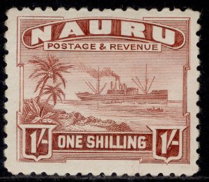 NAURU GV SG36B, 1s brown-lake, M MINT. Cat £15.