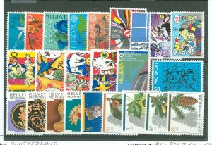 Switzerland #911-924/B576-585 Mint (NH)