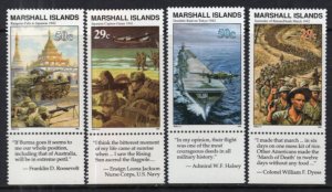 Marshall Islands 292-307 WWII MNH VF