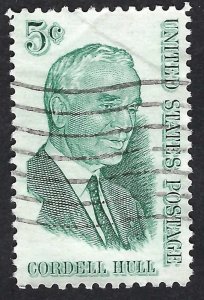 United States #1235 5¢ Cordell Hull (1963). Used.