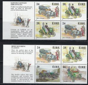 Ireland 737a; 739a MNH 1989 booklet panes (an4164)