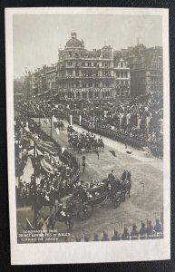 Min England Real Picture Postcard Coronation 1902 King George V