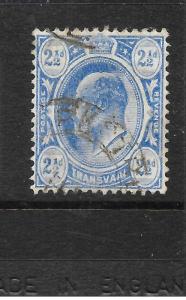 TRANSVAAL  1905-09  2 1/2d    KEVII    FU    SG 276