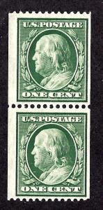 348 Mint,OG,NH... Pair... SCV $225.00