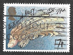 Great Britain SC 1133 * Halley's Comet * Used * 1986