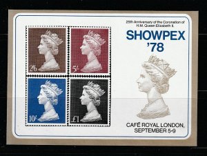 Great Britain NSL MNH SHOWPEX '78 (B)