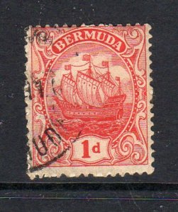 BERMUDA #83  1928  1p CARAVEL    F-VF USED  c