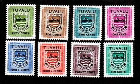 Tuvalu J1-J8 Mint NH!