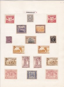 paraguay stamps page ref 16502 