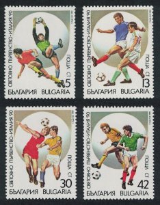 Bulgaria World Cup Football Championship Italy 4v 1989 MNH SG#3646-3649