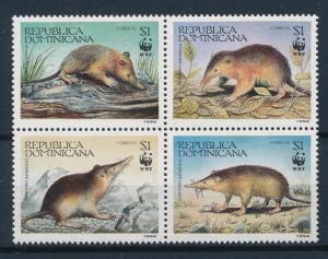 [54018] Dominican Republic 1994 Wild animals Mammals WWF Agouta MNH