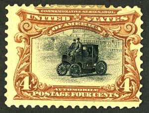 U.S. #296 MINT OG HR