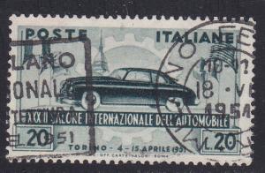 Italy # 570, Automobile, Used, 1/2 Cat